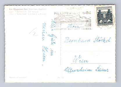 Pohlednice Rakousko Klopeiner See koláž (M29435)