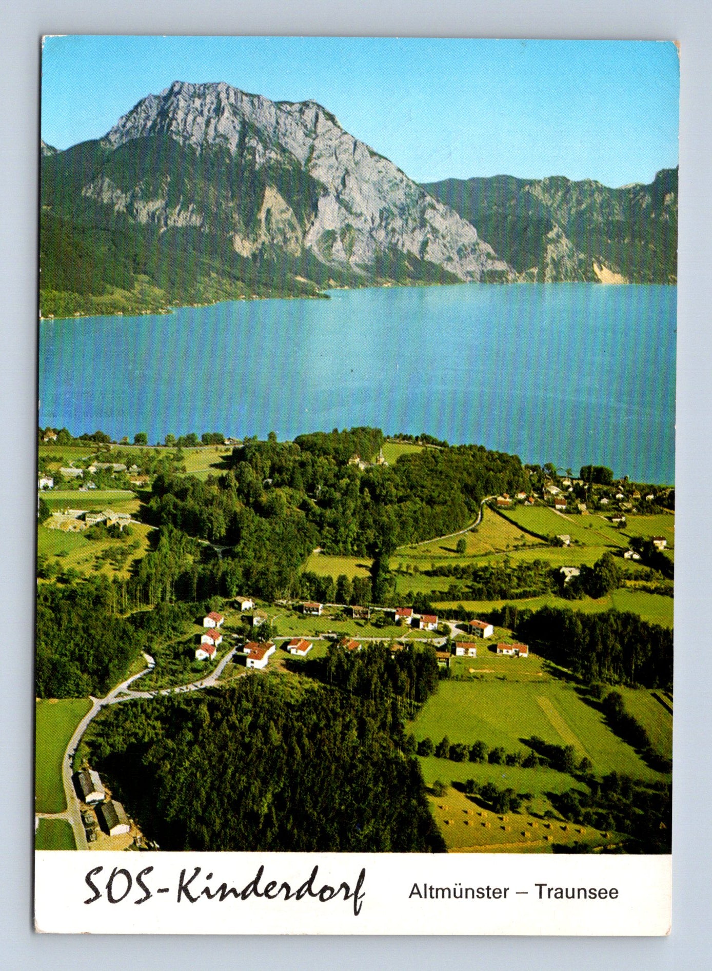 Pohlednice Rakousko Altmünster Traunsee SOS-Kinderdorf 1949 (M29437)