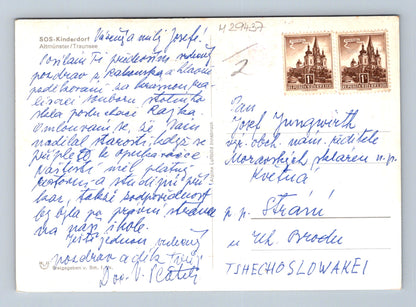 Pohlednice Rakousko Altmünster Traunsee SOS-Kinderdorf 1949 (M29437)