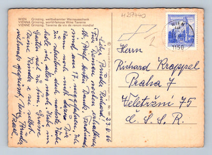 Pohlednice Rakousko Wien Grinzing 1966 (M29440)