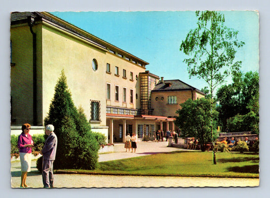 Pohlednice Rakousko Dornbirn budova lidé 1965 (M29442)
