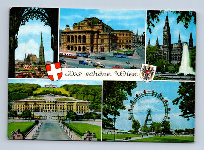 Pohlednice Rakousko Vídeň pamětihodnosti 1980s (M29451)