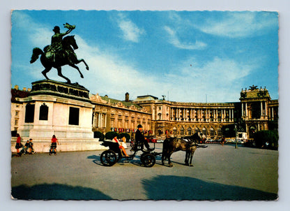 Pohlednice Rakousko Vídeň Hofburg Heldenplatz 1968 (M29453)