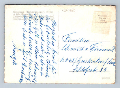 Pohlednice Rakousko Bodwenwiesgebiet lyžařské centrum 1962 (M29460)