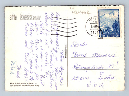 Pohlednice Rakousko Vídeň Stephansdom 1983 (M29462)