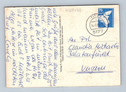 Pohlednice Německo Rödingen koláž městských pohledů (M29473)