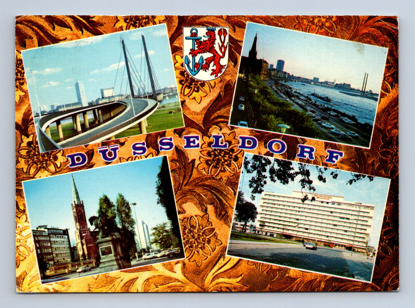 Pohlednice Německo Düsseldorf různé pohledy 1981 (M29476)