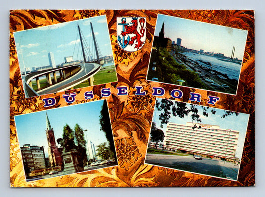 Pohlednice Německo Düsseldorf různé pohledy 1981 (M29476)