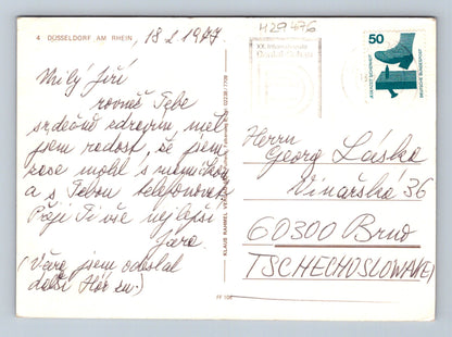 Pohlednice Německo Düsseldorf různé pohledy 1981 (M29476)