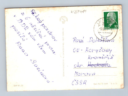 Pohlednice Německo Lauterbach Insel Rügen 1970 (M29481)