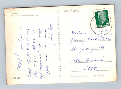 Pohlednice Německo Drážďany Brühlská terasa 1969 (M29484)