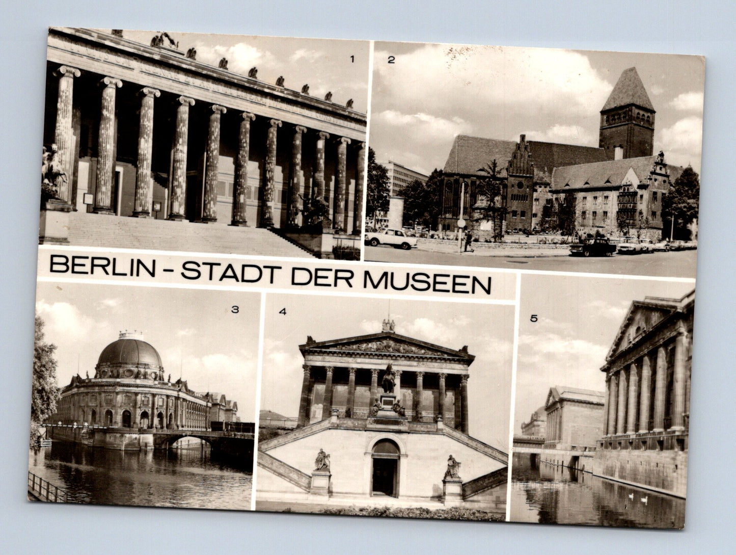 Pohlednice Německo Berlin Stadt der Museen 1973 (M29491)
