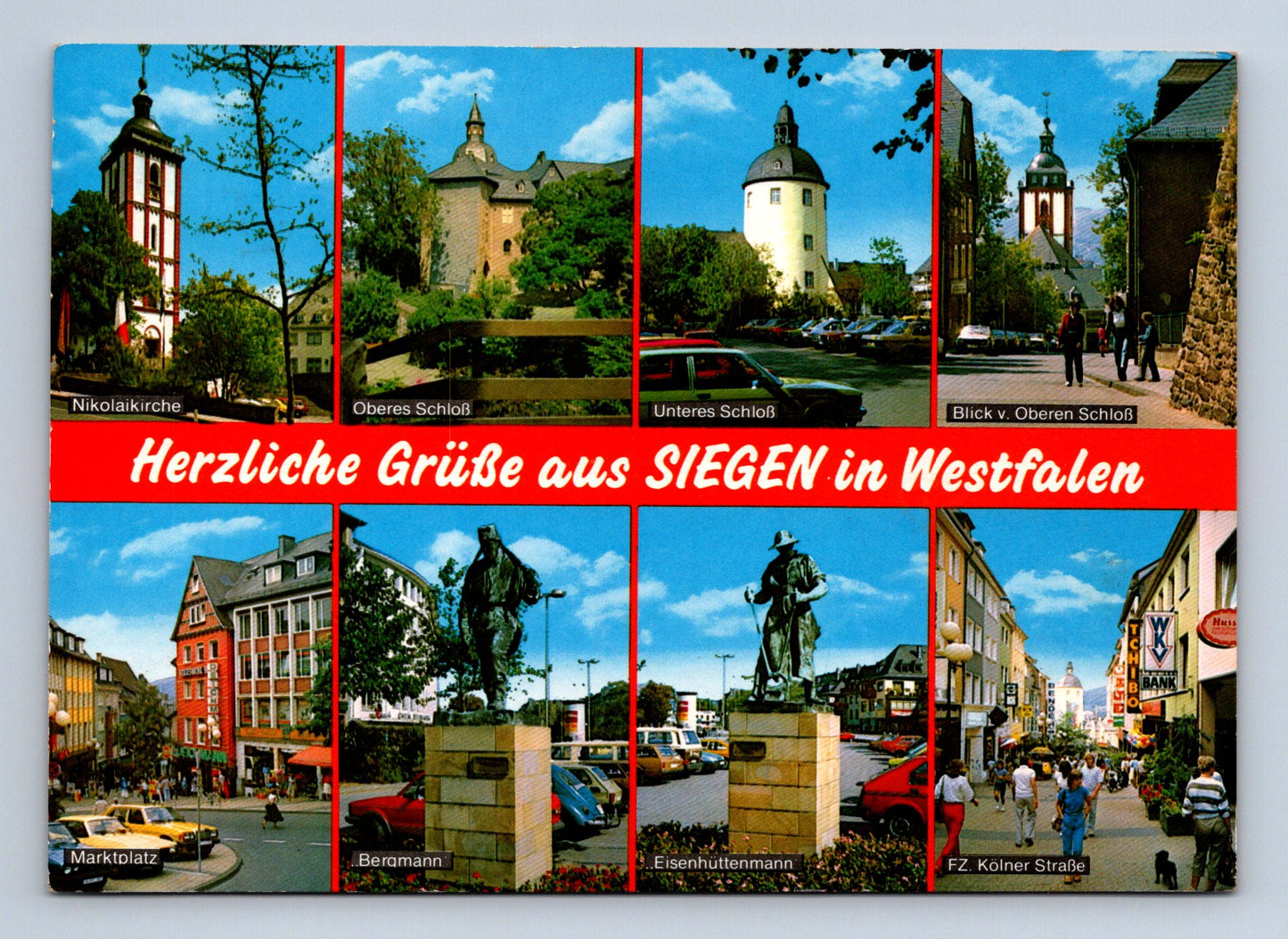 Pohlednice Německo Siegen multizáběr 1984 (M29495)