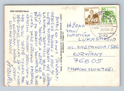 Pohlednice Německo Siegen multizáběr 1984 (M29495)