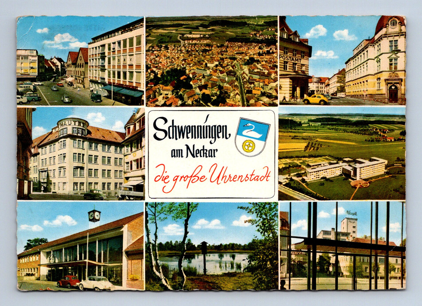 Pohlednice Německo Schwenningen am Neckar koláž 1973 (M29498)