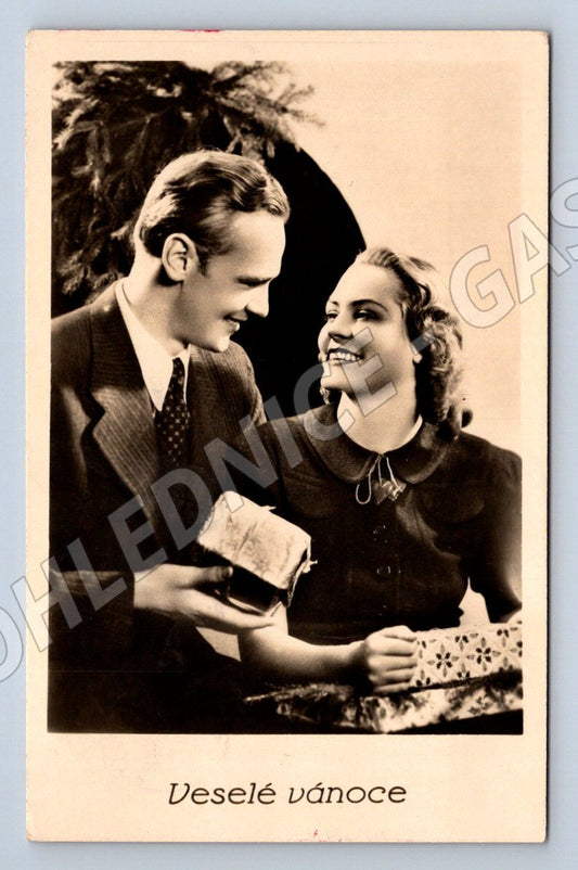 Merry Christmas postcard warm motif (M2950)