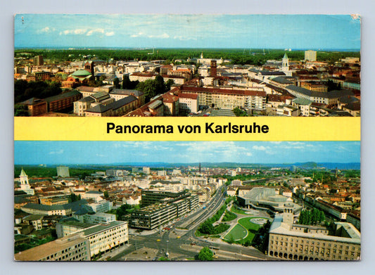 Pohlednice Německo Karlsruhe panorama 1973 (M29501)