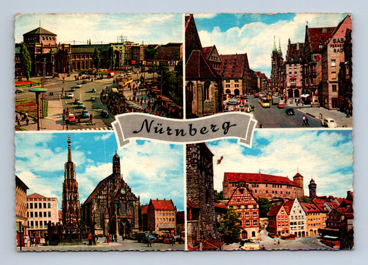 Pohlednice Německo Norimberk koláž 1969 (M29509)