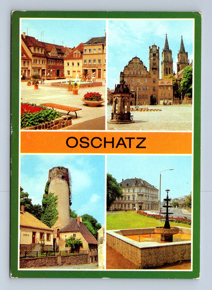 Pohlednice Německo Oschatz koláž (M29512)