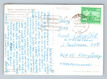 Pohlednice Německo Berlin Treptow památník 1975 (M29520)