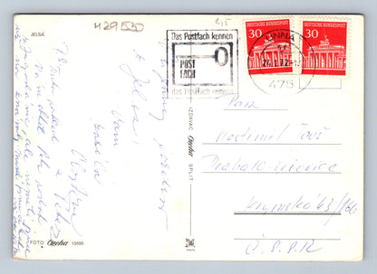 Pohlednice Chorvatsko Jelsa noční scéna 1980 (M29530)