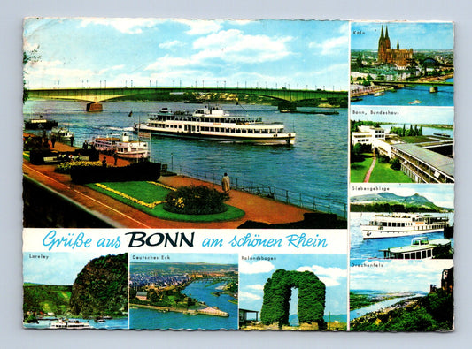 Pohlednice Německo Bonn Kolín Rýn 1968 (M29531)