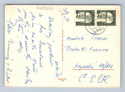 Pohlednice Německo Sauerland zimní sporty 1971 (M29533)