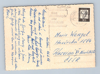 Pohlednice Německo Mülheim an der Ruhr záběry města 1968 (M29536)