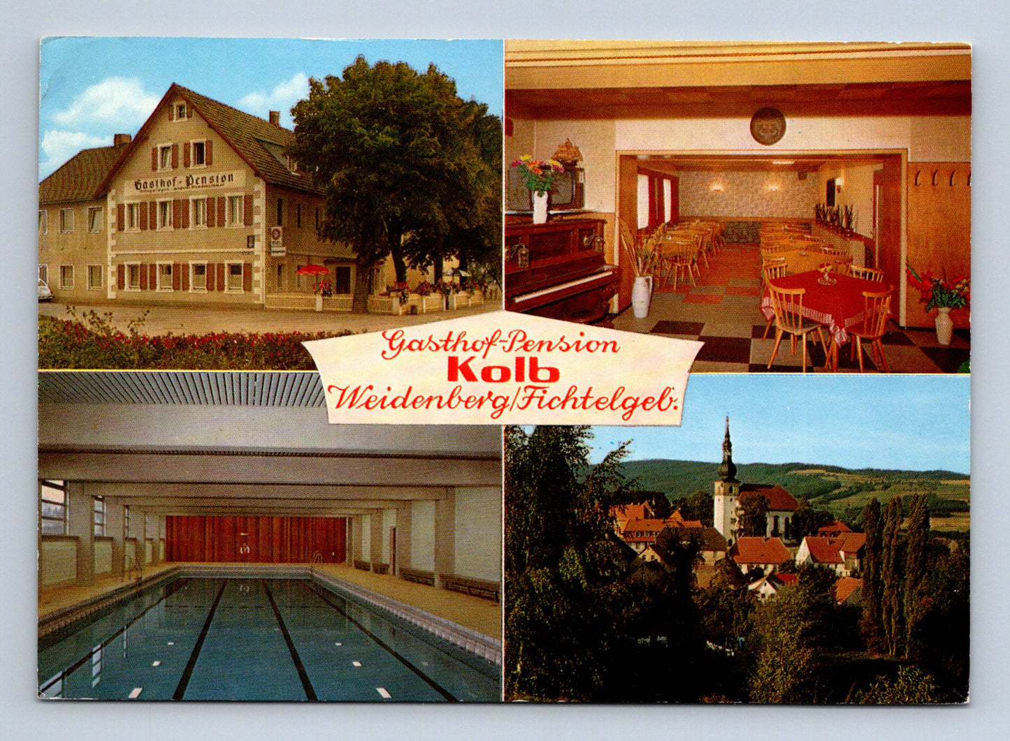 Pohlednice Německo Weidenberg Fichtelgebirge 1977 (M29537)