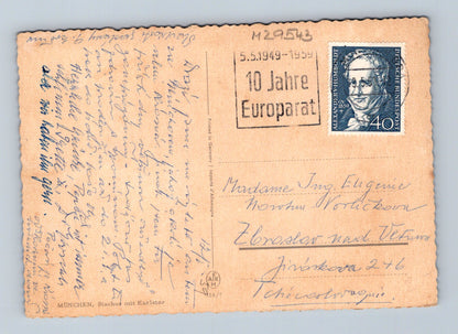 Pohlednice Německo Mnichov Stachus Karlstor 1959 (M29543)