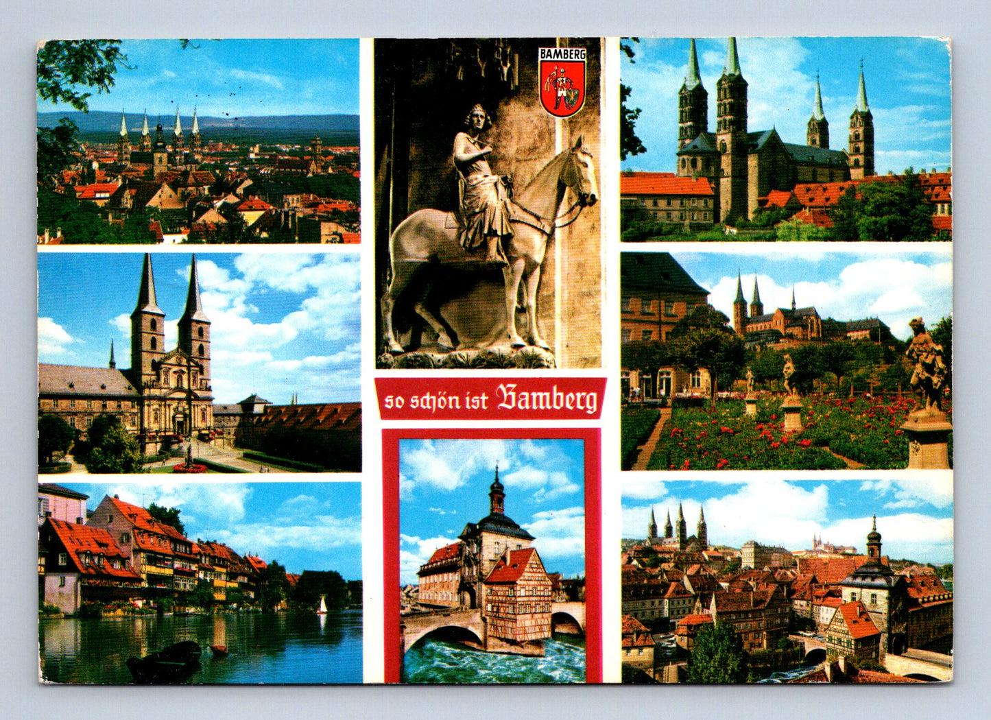 Pohlednice Německo Bamberg koláž 1983 (M29550)