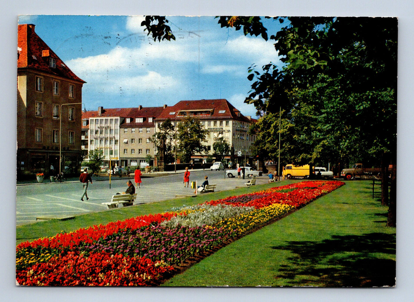 Pohlednice Německo Bayreuth Luitpoldplatz 1965 (M29555)