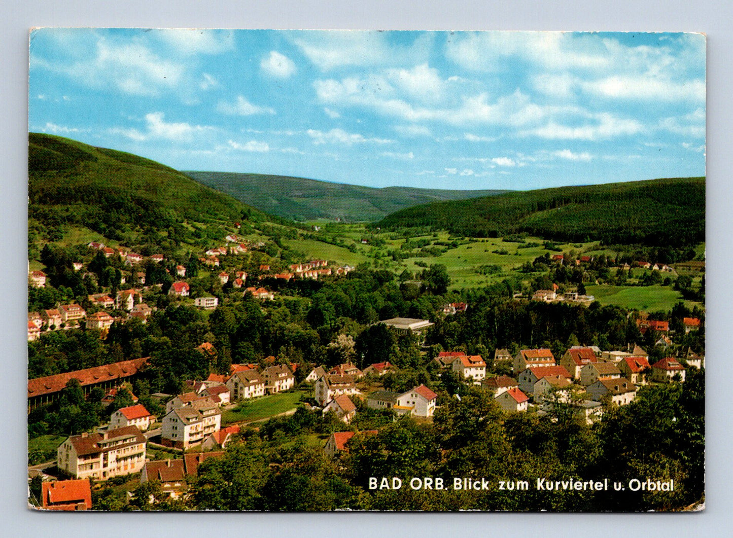 Pohlednice Německo Bad Orb údolí 1967 (M29559)