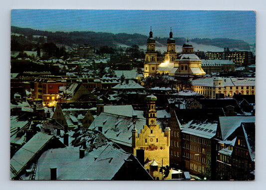 Pohlednice Německo Kempten im Allgäu v zimě 1984 (M29567)