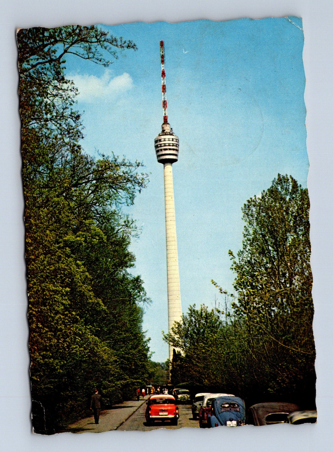Pohlednice Německo Stuttgart televizní věž 1960 (M29568)