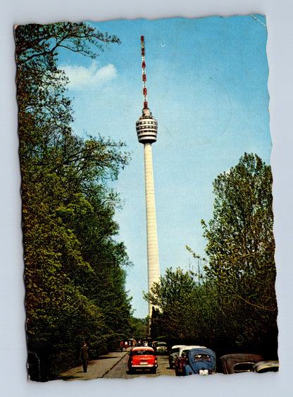 Pohlednice Německo Stuttgart televizní věž 1960 (M29568)