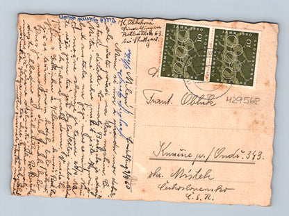 Pohlednice Německo Stuttgart televizní věž 1960 (M29568)
