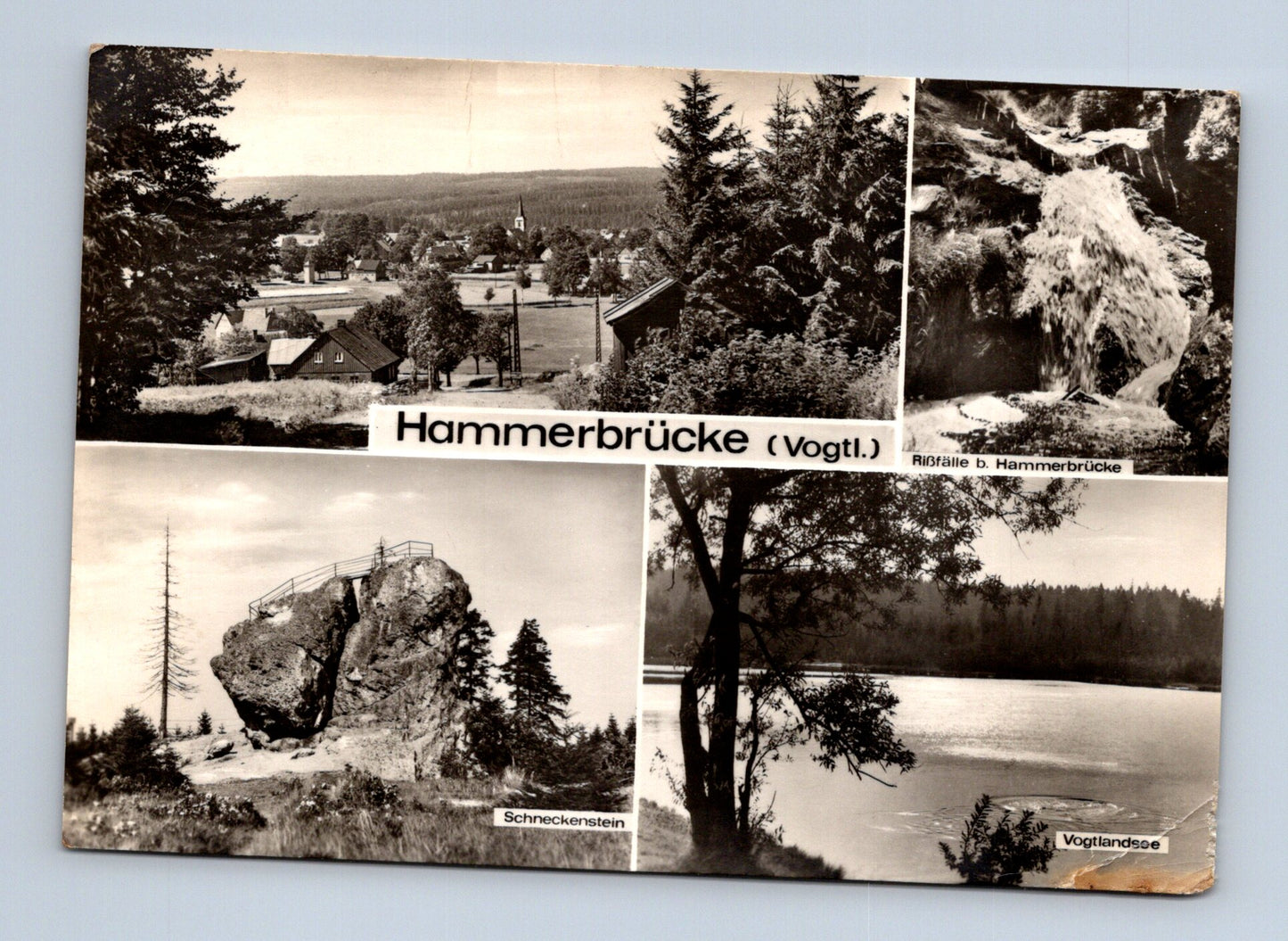 Pohlednice Německo Hammerbrücke s okolím 1975 (M29569)