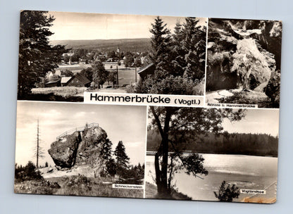 Pohlednice Německo Hammerbrücke s okolím 1975 (M29569)