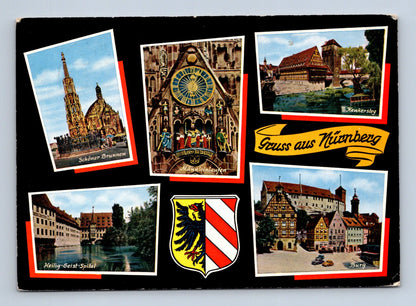Pohlednice Německo Norimberk Gruss aus Nürnberg 1964 (M29570)