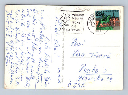 Pohlednice Německo Norimberk Gruss aus Nürnberg 1964 (M29570)