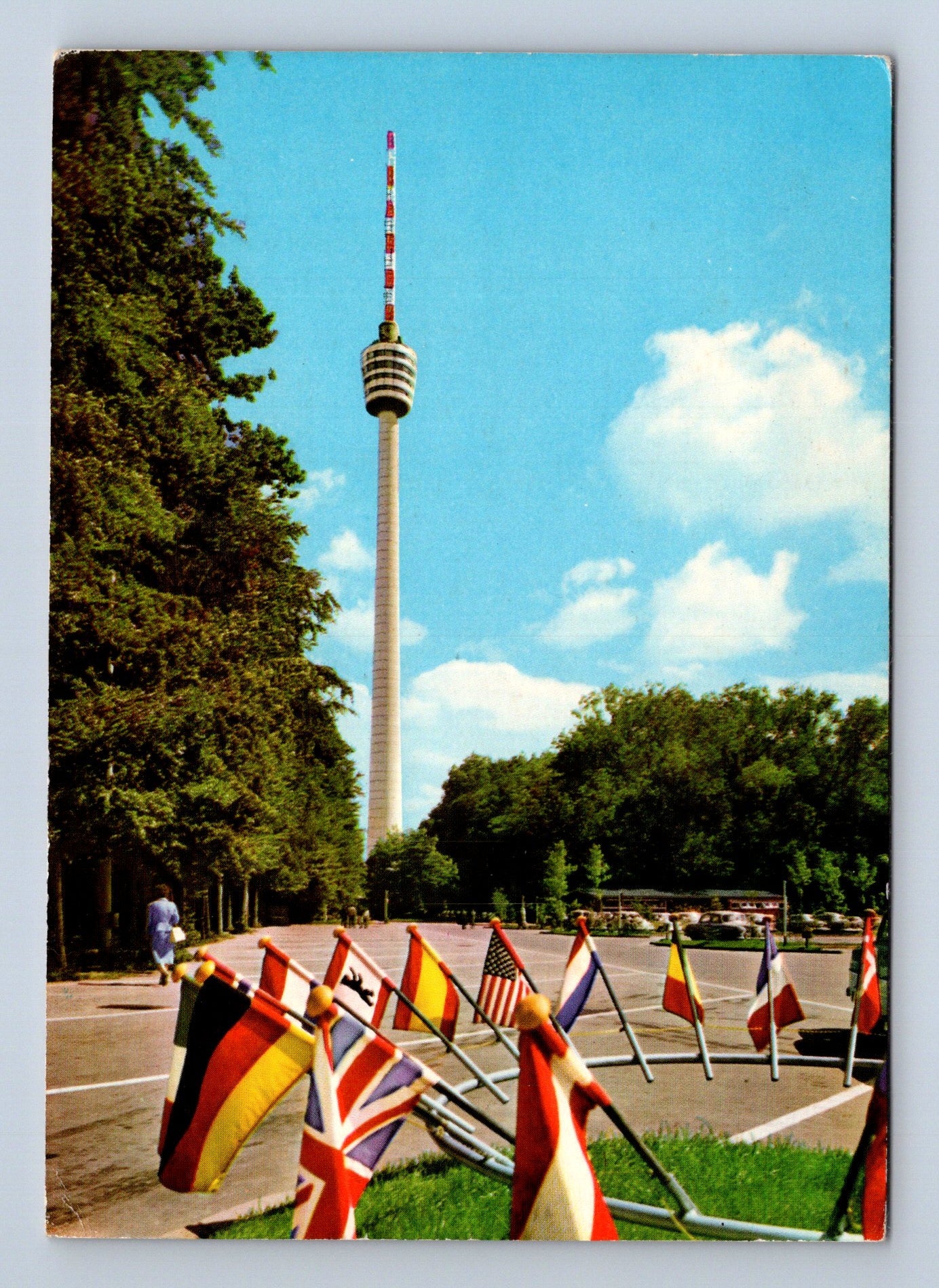 Pohlednice Německo Stuttgart televizní věž 1967 (M29571)