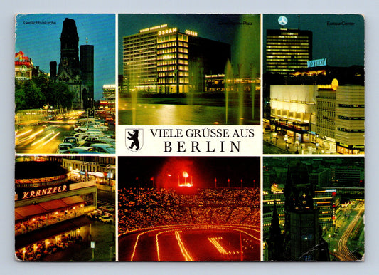 Pohlednice Německo Berlin koláž 1987 (M29575)