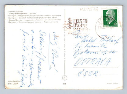 Pohlednice Německo Drážďany Dresden více pohledů 1971 (M29576)