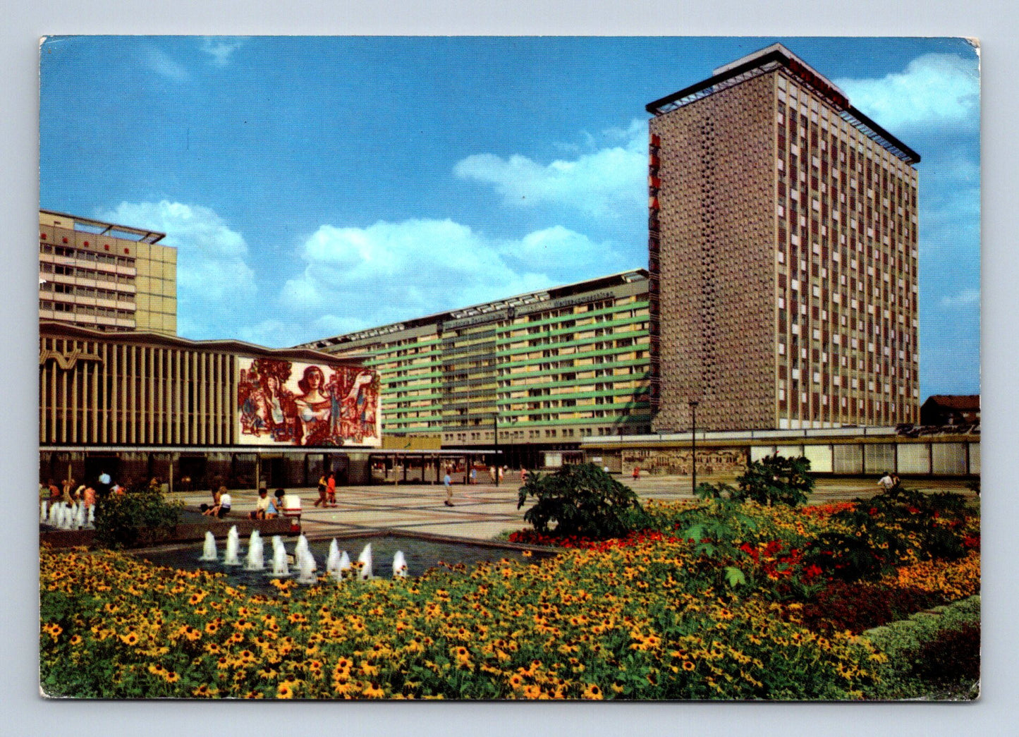 Německo Drážďany Prager Straße Interhotel Newa 1972 (M29583)