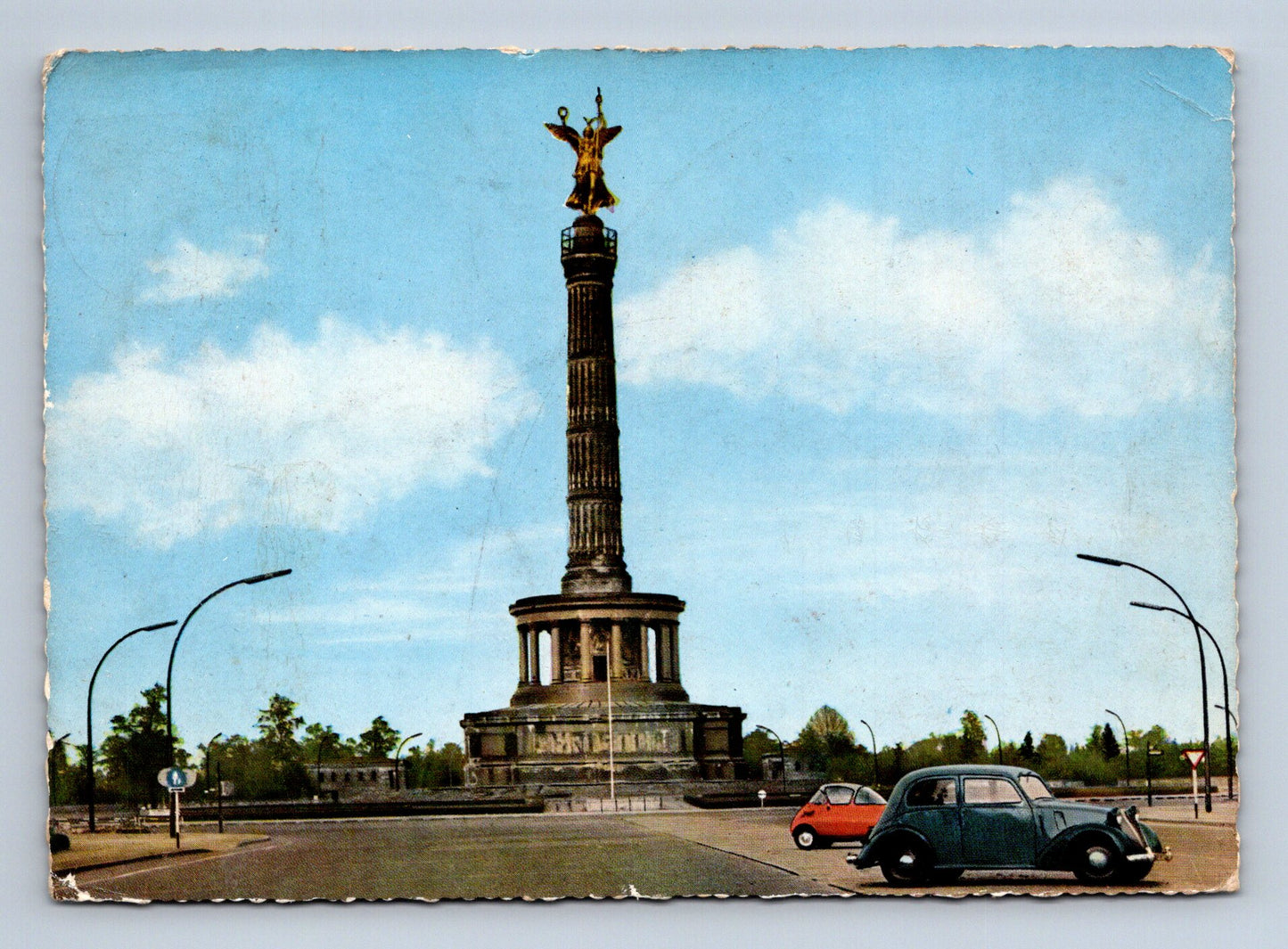 Pohlednice Německo Berlín Siegessäule 1963 (M29588)