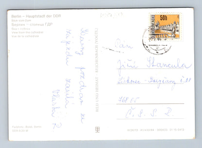 Pohlednice Německo Berlín televizní věž a město 1984 (M29594)
