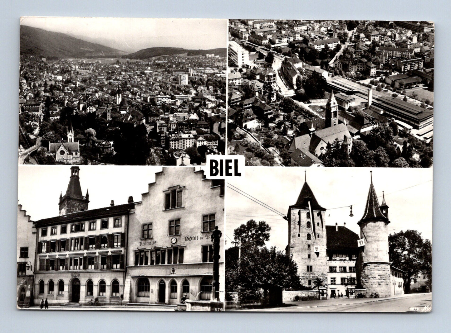 Pohlednice Švýcarsko Biel více pohledů (M29598)