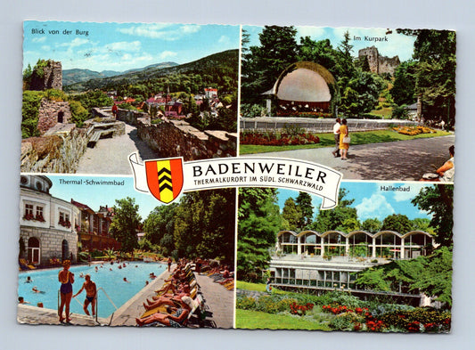 Pohlednice Německo Badenweiler vícesnímková 1970 (M29599)
