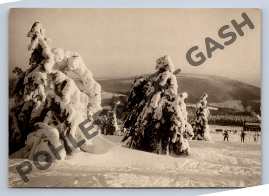 Pohlednice Krkonoše – Černý Důl, zimní , ROH lyžařská chata (M296)